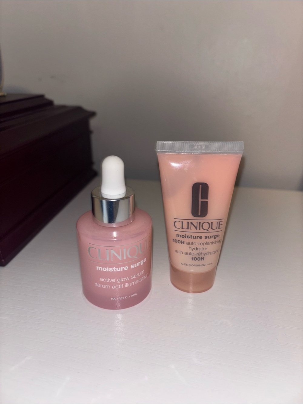 Clinique Moisture Surge Active Serum Serum & 100H Auto-Replenishing Hydrator Duo